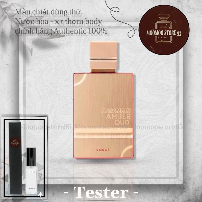 -𝐌𝐨𝐨𝐌𝐨𝐨- Mẫu thử chính hãng Al Haramain Amber Oud Rouge -Mẫu thử 5ml/10ml/20ml