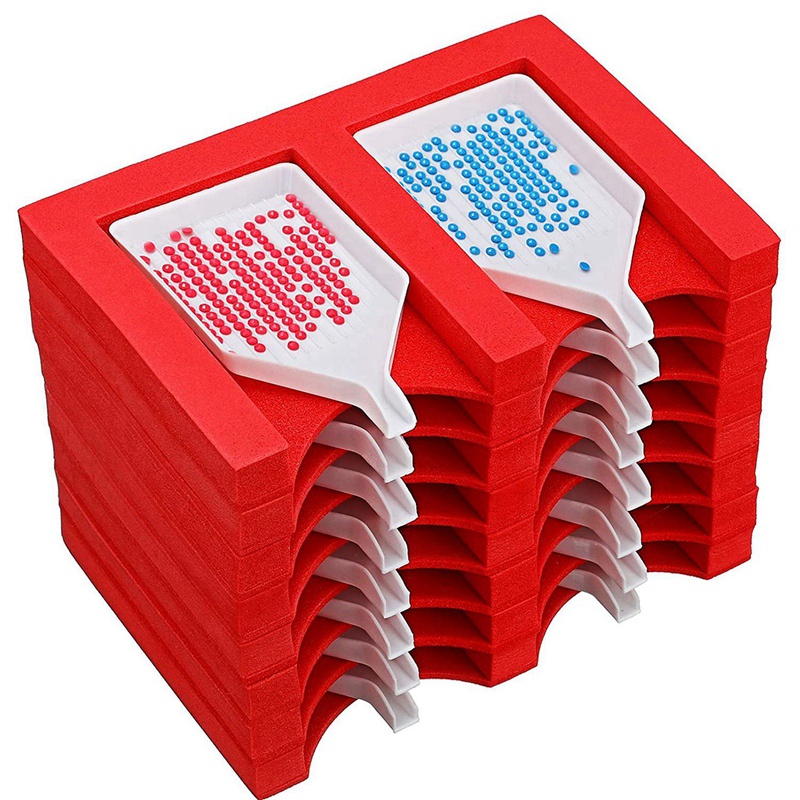 Bộ 2 Khay Đựng 16 Ngăn Đựng Dụng Cụ Làm Tranh Đính Đá Tiện Dụng