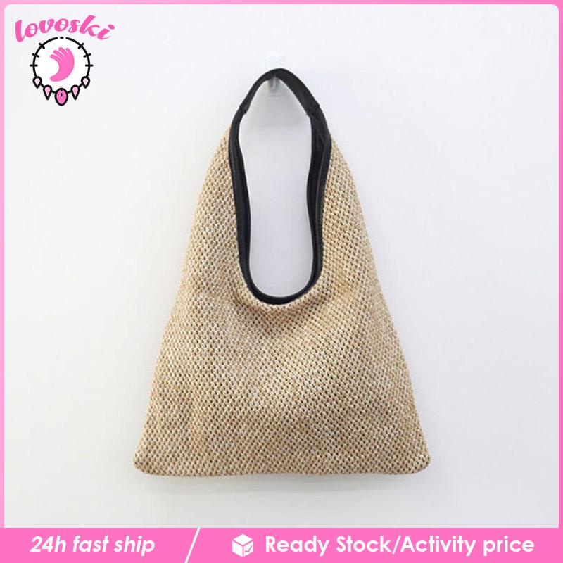 Túi Xách Đan Lát Phong Cách Bohemian Thời Trang Đi Biển Cho Nữ