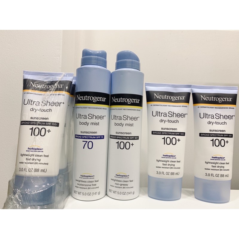 Thanh lý_ Xịt chống nắng Neutrogena Ultra Sheer SPF70-100 | BigBuy360 - bigbuy360.vn