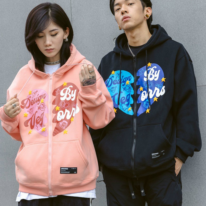 Áo hoodie khóa zip unisex ⚡️ LOẠI DÀY CÓ VIDEO ⚡️ Ao chống nắng có nón nam nữ chất nỉ dày form rộng dây kéo