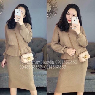Sét váy len chất dày đẹp