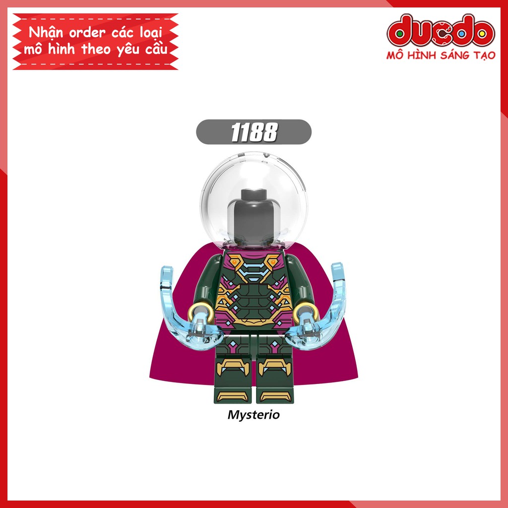 Minifigures các nhân vật trong Người nhện xa nhà - Đồ chơi Lắp ghép Xếp hình Mô hình Mini Spider Man Iron Man XINH X0249