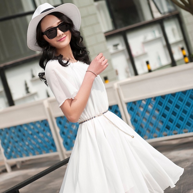 Thắt lưng dài đính ngọc trai ngọt ngào cho nữ