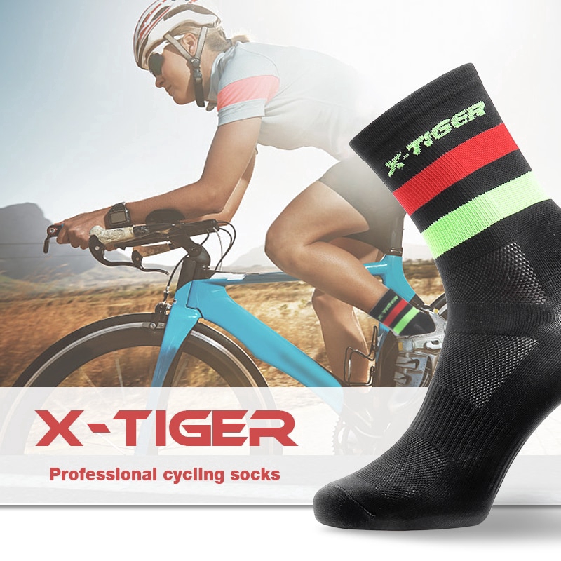 Tất Nén X-TIGER Dùng Khi Tập Thể Thao/Đi Xe Đạp Ngoài Trời Cho Nam Nữ