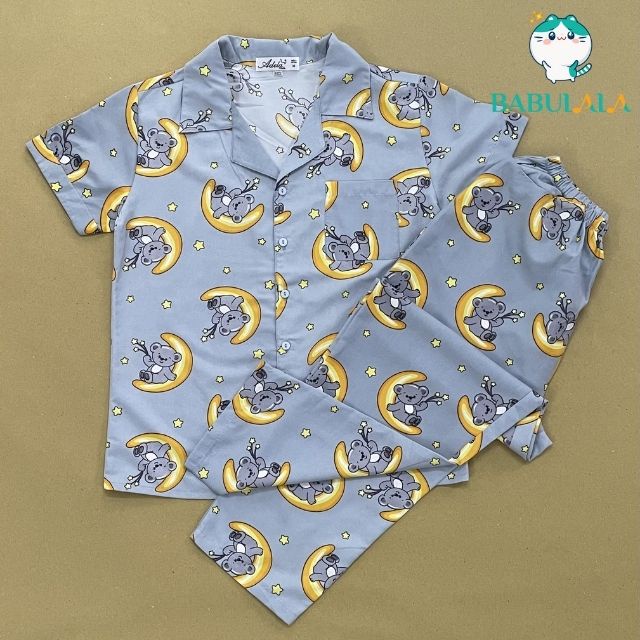 Đồ Bộ Ngủ Nữ Pijama 45-75kg Bigsize Chất Liệu Lụa Satin/ Kate Bộ Ngủ Mặc Nhà-BABULALA-P01