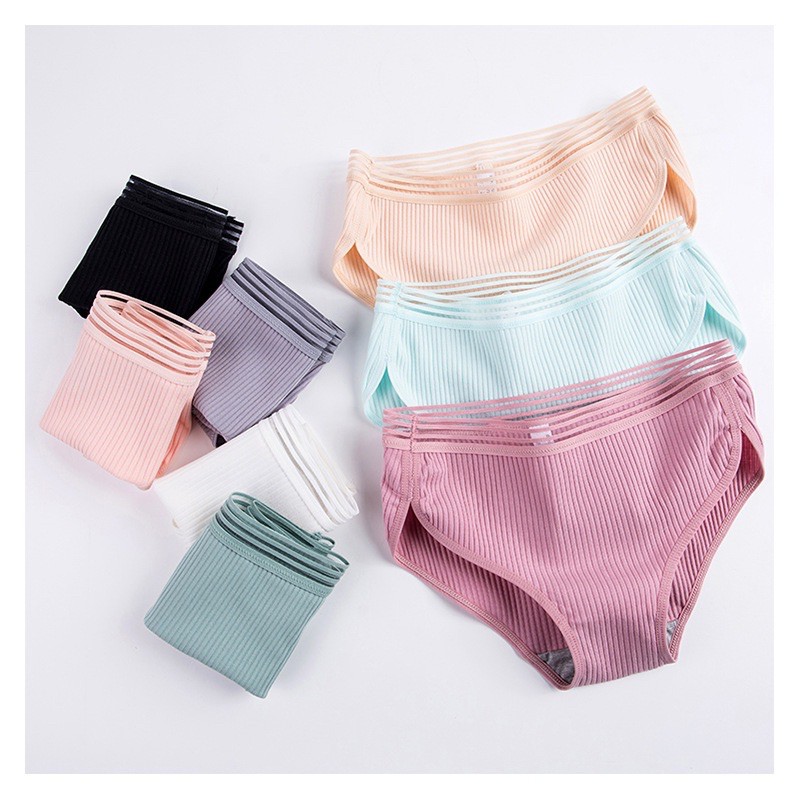 Quần lót cotton gân tăm 40-55kg