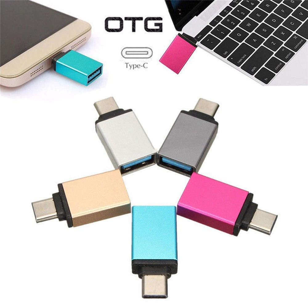 Đầu USB 3.1 chuyển đổi cáp đồng bộ dữ liệu type-C sang OTG hợp kim nhôm truyền dữ liệu nhanh cho PC điện thoại