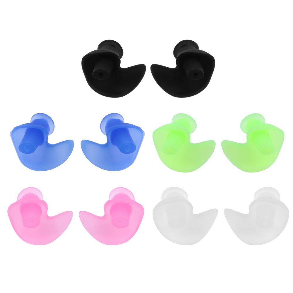 Mini Flower Shape Waterproof Soft Silicone Earplugs for Summer Swimming Diving