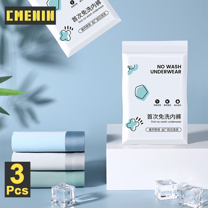 Bộ 3 Quần Lót Boxer Vải Lụa Lạnh Kháng Khuẩn M1220 Cho Nam