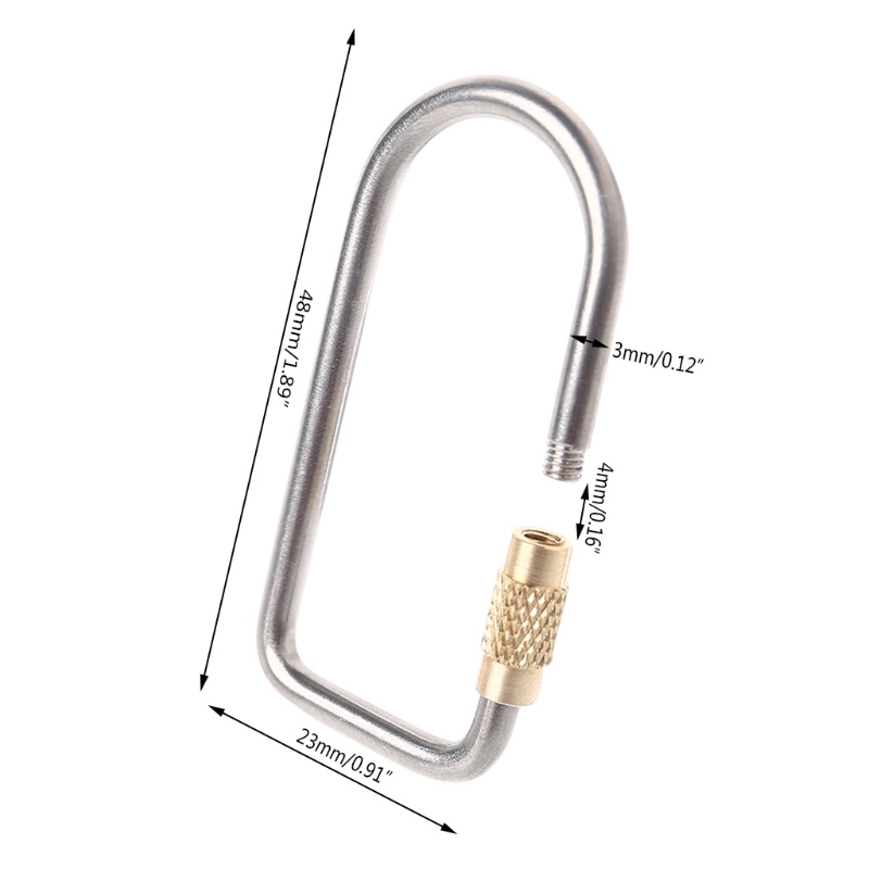 Vòng chìa khóa bằng hợp kim titan nhỏ gọn tiện lợi