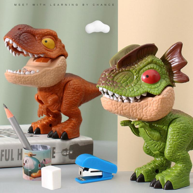 Bộ Bút Chì Khủng Long Kèm Đồ Chuốt Bút Chì Dành Cho Trẻ Em 3 Tuổi