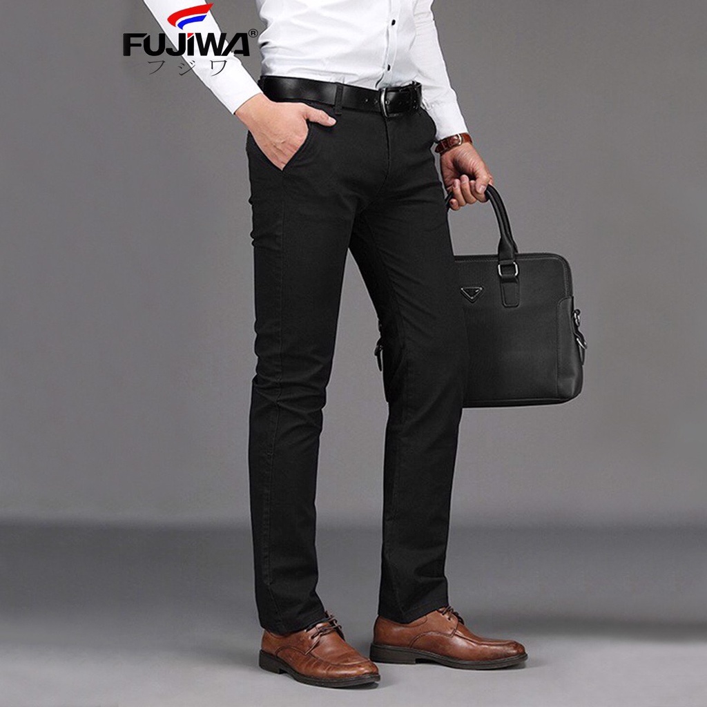 Quần Kaki Nam Fujiwa - K. Quần Kaki có thun co giãn, mặc rất thoải mái, ống đứng tôn dáng cực đẹp