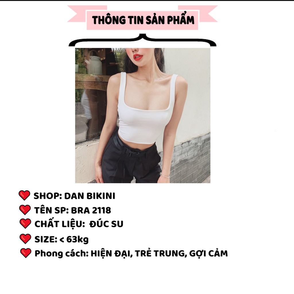 Áo Bra Nữ - Áo Bra Đúc Su Nâng Ngực 2 dây bản to nâng vòng một gợi cảm mẫu Bra 2118 | BigBuy360 - bigbuy360.vn