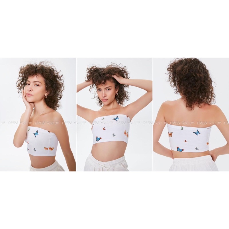 Áo tube croptop F21