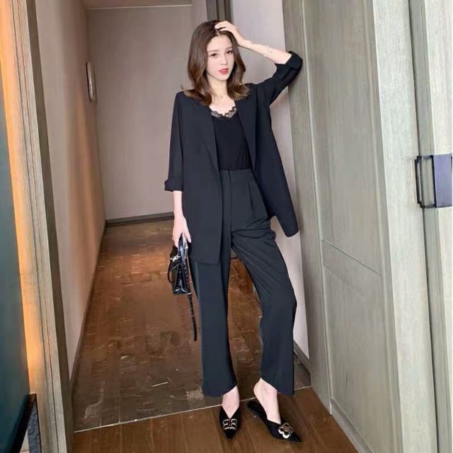 Set 3 món áo vest mỏng áo 2 dây cổ ren và quần ống suông siêi hót  phong cách ulzzang (video ảnh thật) | BigBuy360 - bigbuy360.vn