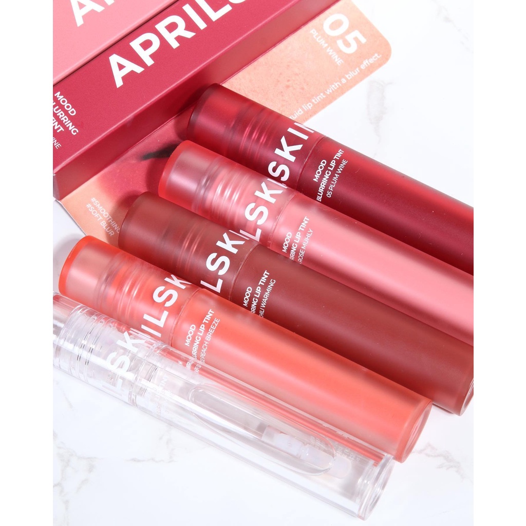 Son kem lì Aprilskin Mood Blurring Lip Tint 4g