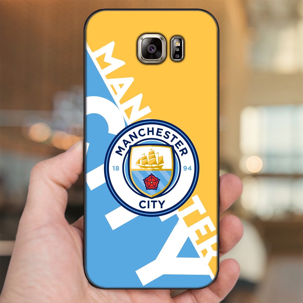 Ốp lưng Samsung Note 5 viền đen in hình Manchester City MC