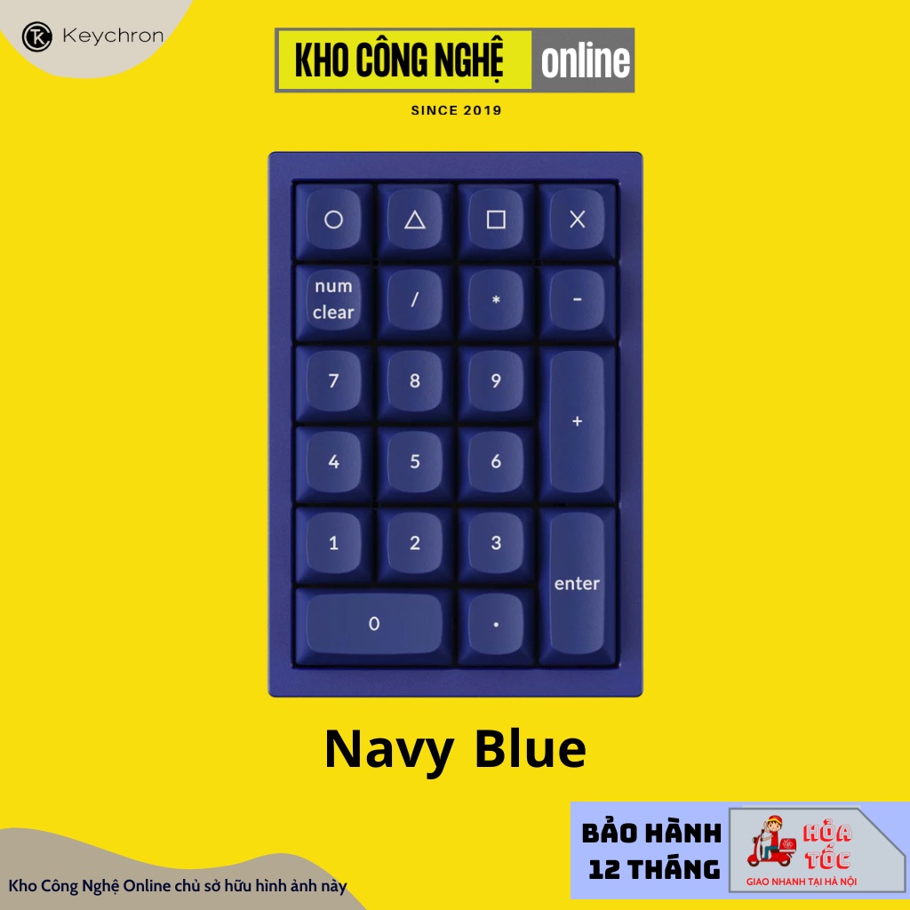 Bàn phím số Keychron Q0 custom QMK - BẢN FULL