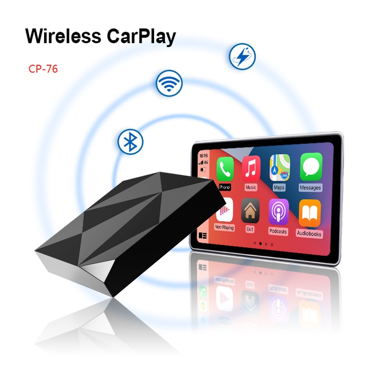 Bộ chuyển đổi Apple CarPlay không dây 4.0 CARTIZAN CP-76 tích hợp cho tất cả màn hình zin hỗ trợ CarPlay có dây