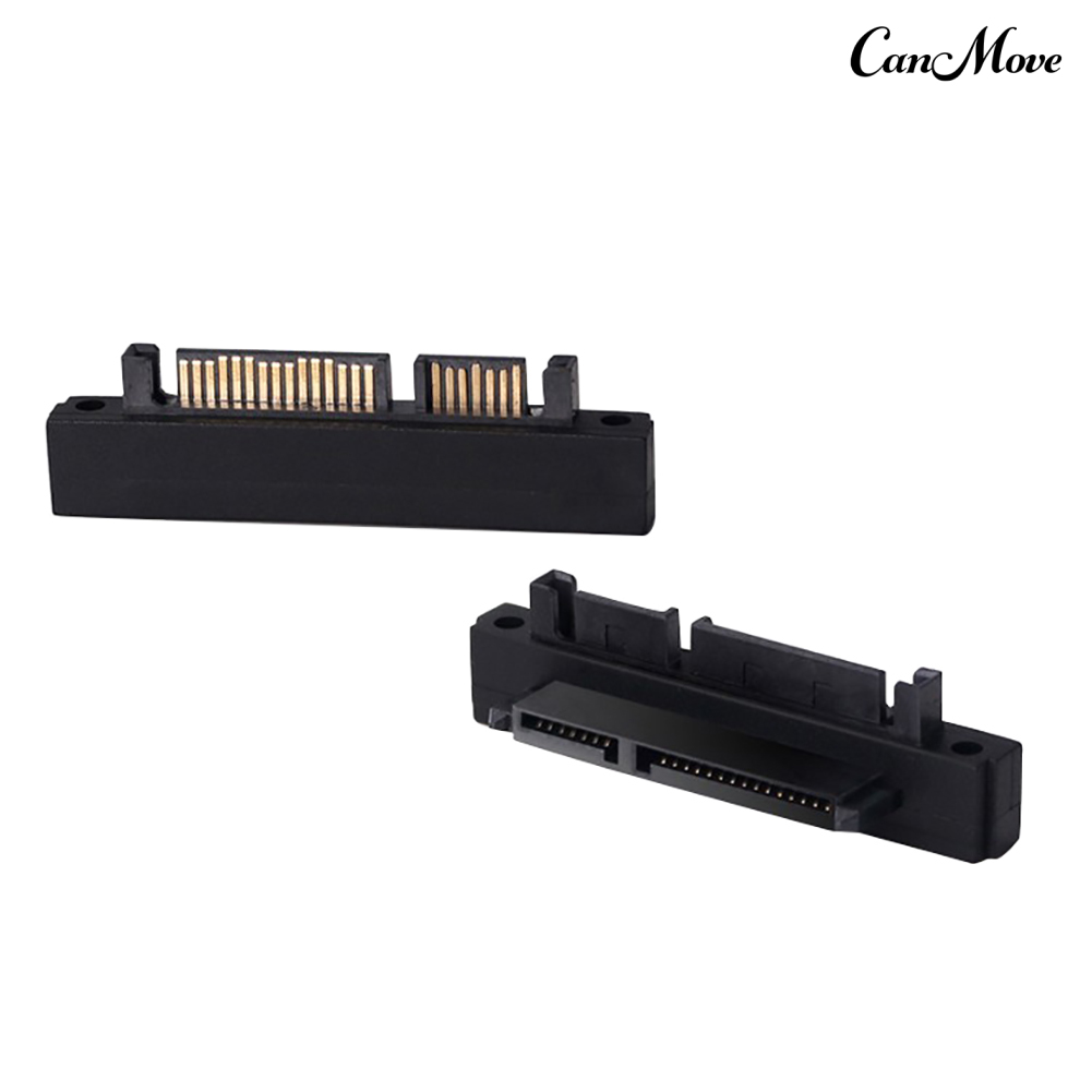 Đầu Nối Mở Rộng Góc 90 Độ Sata 22pin 7 + 15 Male Sang Female | BigBuy360 - bigbuy360.vn