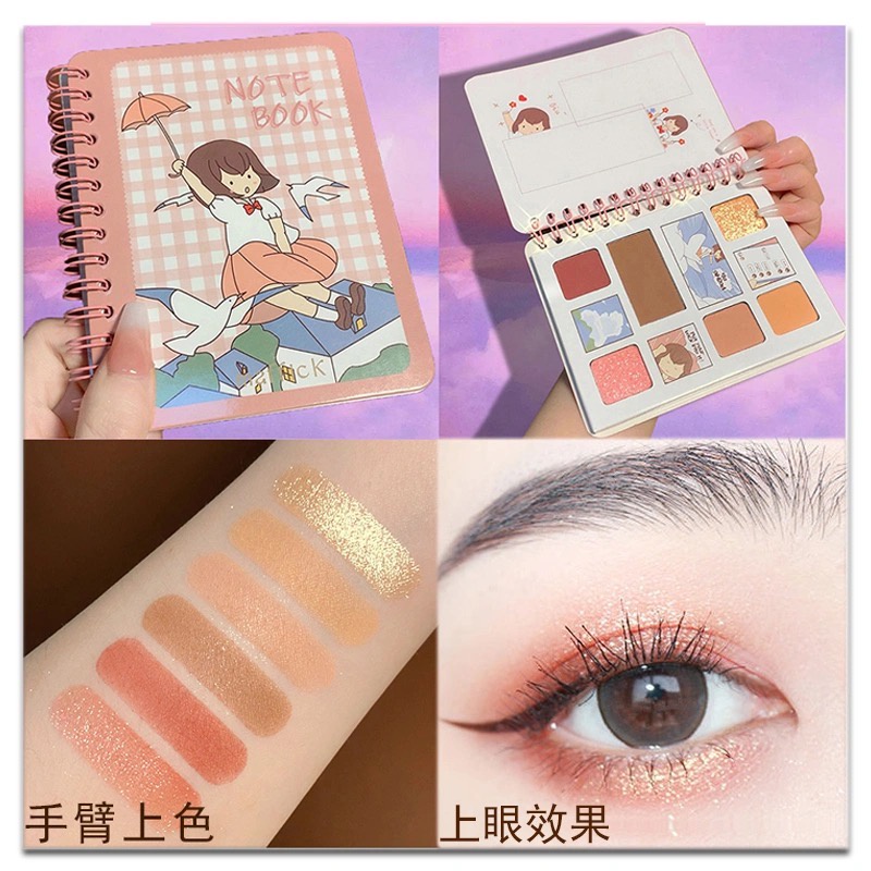 [Hàng mới về] Bảng Phấn Mắt Maffick 6 Màu Sắc Hiệu Ứng Lì Lâu Trôi Kháng Nước | BigBuy360 - bigbuy360.vn