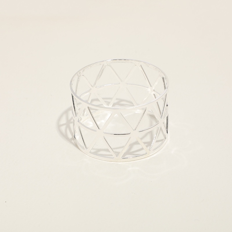 Vòng Giữ Khăn Ăn Bằng Kim Loại Hình Tròn Tiện Dụng CR1