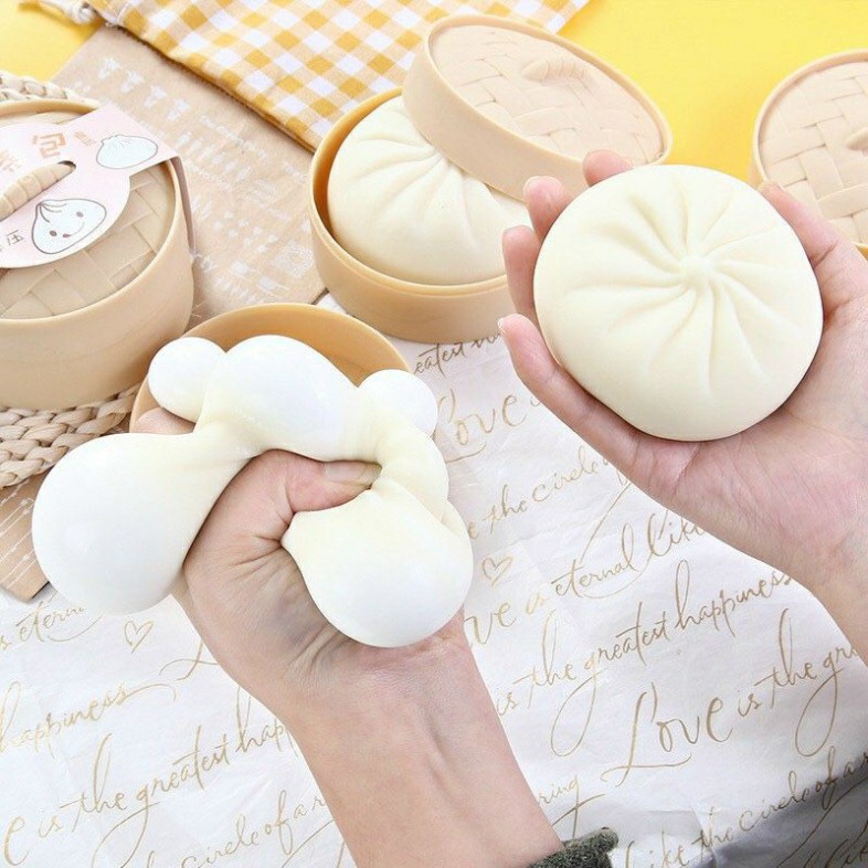 Squishy mochi bánh bao mềm mịn giảm stress