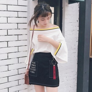Áo trễ vai bánh bèo