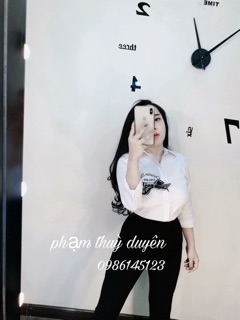 BÁN SỈ SƠ MI GẮN NƠ  CHO NỮ