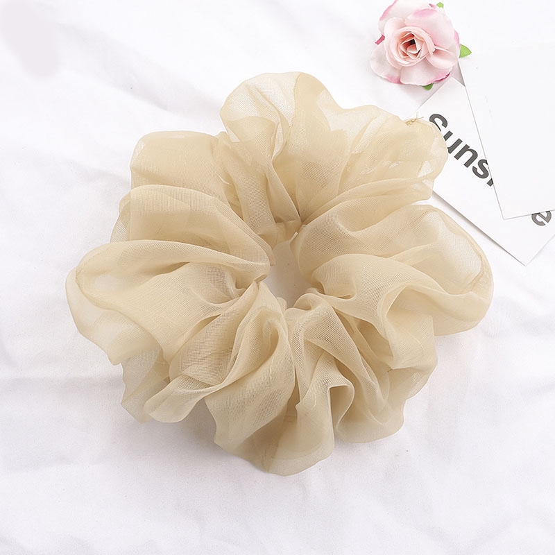 Dây Buộc Tóc Co Giãn Chất Liệu Chiffon Phong Cách Hàn Quốc Hair Scrunchies