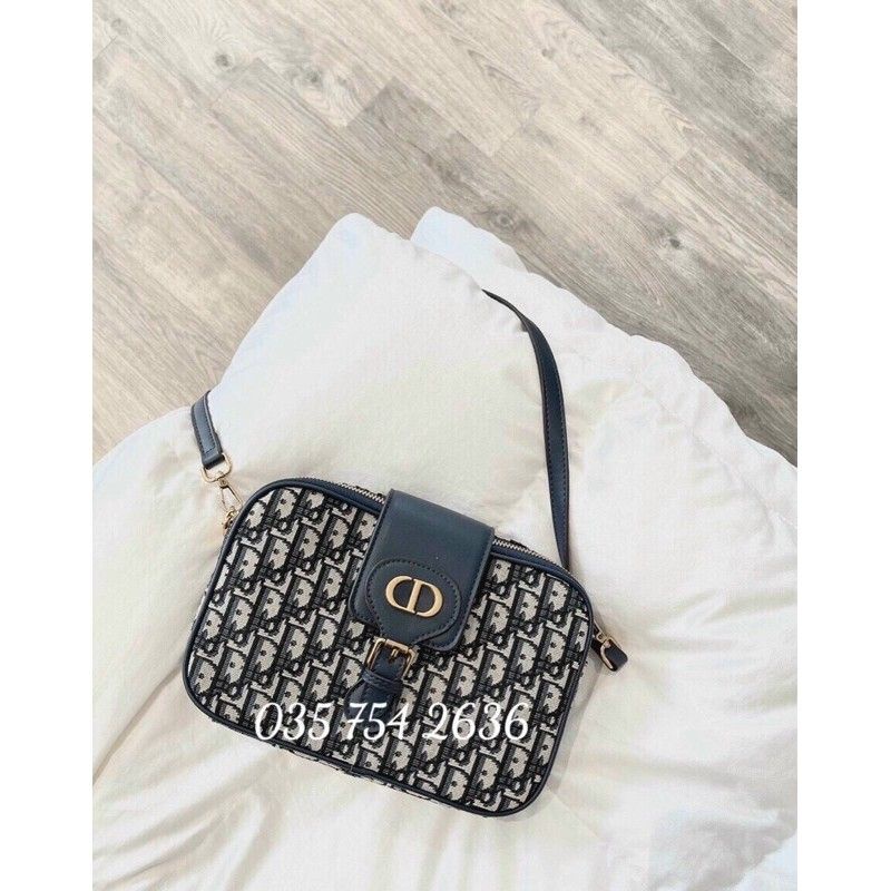 Túi Hộp Đeo Chéo CD Da