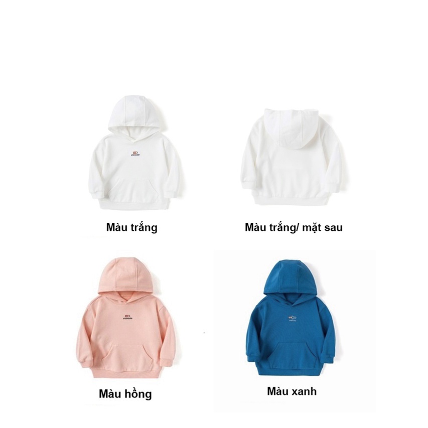 Áo hoodie bé trai Babylovego chất nỉ bông cho bé trai bé gái AN002 size 10kg đến 35kg