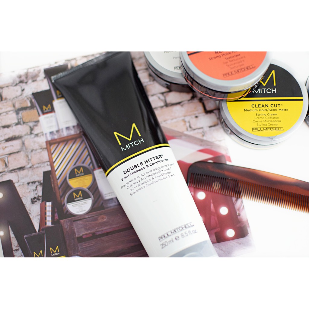 Dầu gội và xả 2 trong 1 Double Hitter Paul Mitchell Mitch