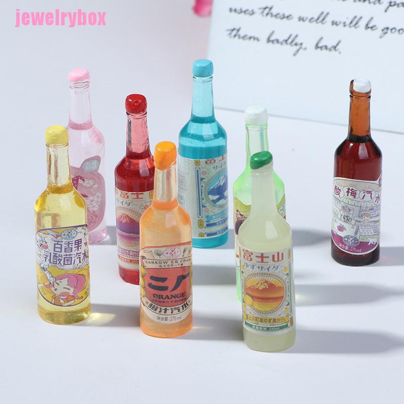 Bộ 5 Bình Nước Soda Tỉ Lệ 1: 12 Trang Trí Nhà Búp Bê