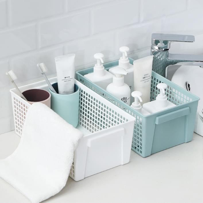 Giỏ đựng đồ đa năng dáng dài màu xanh NHẬT BẢN