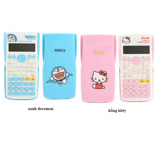 MÁY TÍNH SAMRIO HELLO KITTY , DORAEMON ĐÁNG YÊU -MÁY TÍNH CẦM TAY THÔNG MINH FX350 TIỆN LỢI CHO HỌC SINH SINH VIÊN