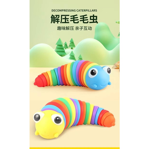 Con Quay Đồ Chơi Fidget Spinner Tikton 3D HìNh Sâu BướM GiúP GiảM Stress