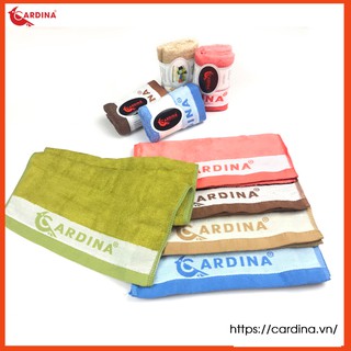 COMBO 10 Khăn Mặt CARDINA sợi tre Nhật Bản Cao Cấp (30*50cm - Giao màu ngẫu nhiên)