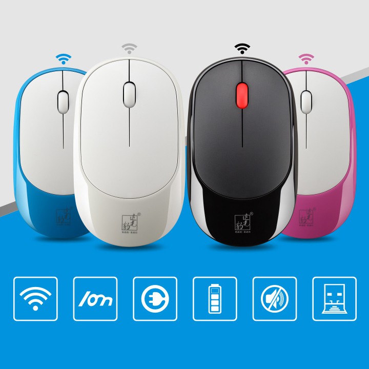 Chuột không dây pin sạc 360