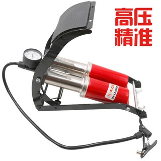 xe Bơm đôi xi lanh áp suất cao Xe đạp di động Xe máy Xe máy Xe chân Batch Batch Bơm hơi