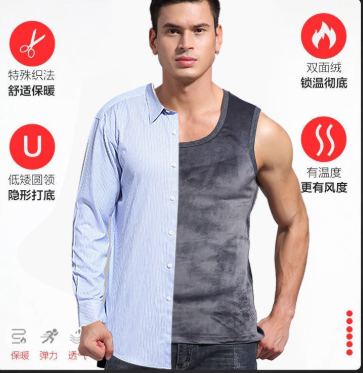 Áo Thể Thao Không Tay Lót Nhung Dày Dặn Size M-4XL Cho Nam