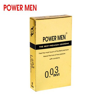Bao cao su POWERMEN INVI 0.03 12 chiếc - COMBO 2