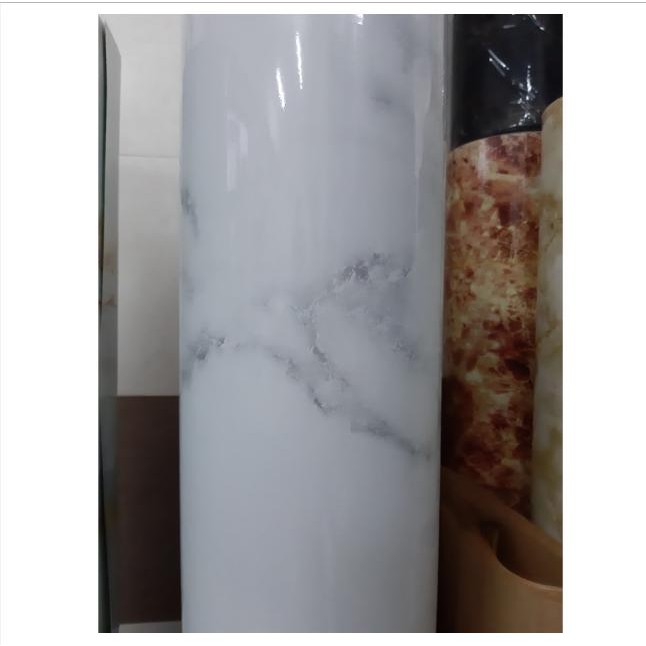 DECAL 1M dán bếp tráng nhôm cách nhiệt khổ 60CM - GIẢ ĐÁ HOA CƯƠNG