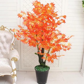 Combo 200 cành phong đỏ - Lá phong đỏ trang trí ( 1 cành 15 - 30 lá, dài 50-60 cm )