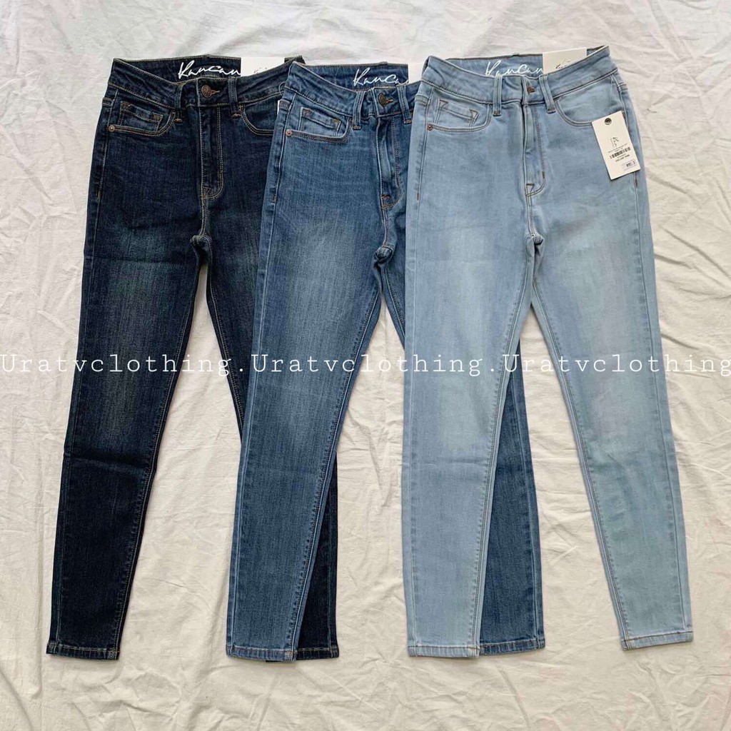 [FREESHIP - ẢNH CHÍNH CHỦ] Quần jean skinny 9 Tấc TRƠN KAN.CAN