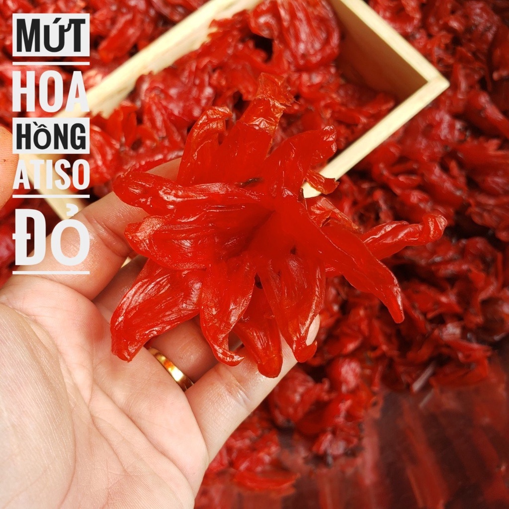 Mứt Hoa Hồng Đà Lạt (Mứt Hibiscus) Lon 290gr