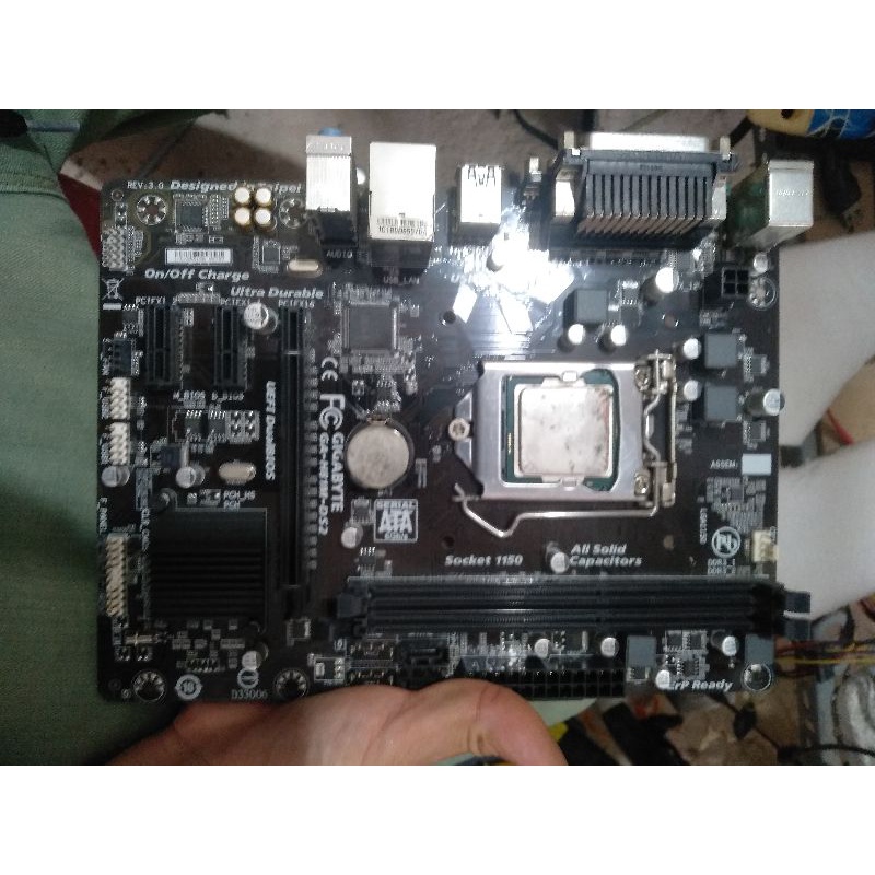 combo main h81 giga cpu i5 4590