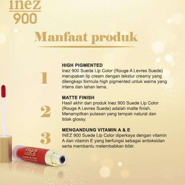 (Hàng Mới Về) Son Môi Inez 900 Màu Sắc Thời Trang | BigBuy360 - bigbuy360.vn