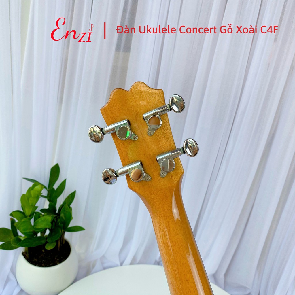 Đàn ukulele concert Mã C4F size 23 inch gỗ dáng khóa classic cổ điển giá rẻ chất lượng tốt Enzi